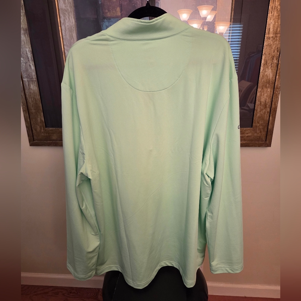Men's XXL Calloway Solid Sun 1/4 Zip Pullover - Picture 2 of 4